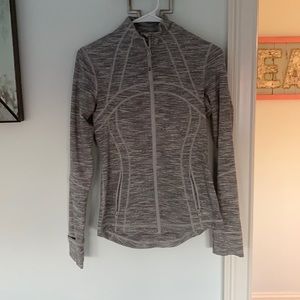 lululemon Define Jacket Size 6 - Gray Space Dye